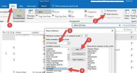 How To Find Email Folder Pathlocation In Outlook 20192016 And Office 365