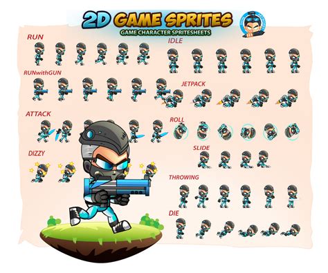 2d Game Art Free Download Download 2d Character Sprite Png Free Png