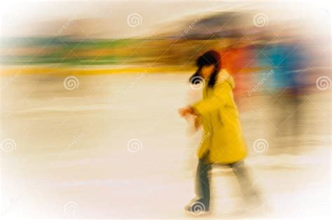 girl ice skating outside stock image image of outdoors 9142727