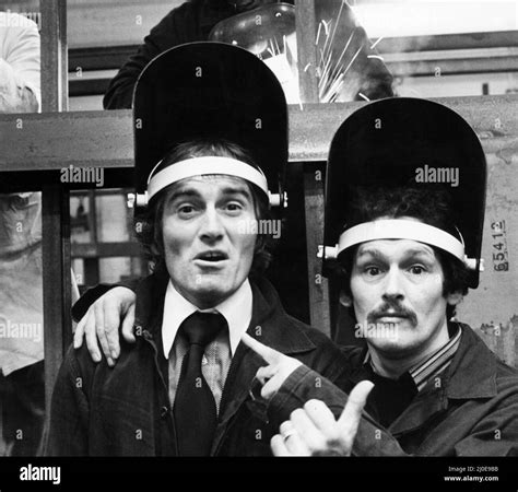 Comedy Duo Tommy Cannon And Bobby Ball Return To The Crane Fruehauf Factory In Oldham