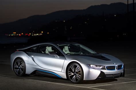 2015 Bmw I8 Coupe In Ionic Silver Metallic Color Static Front Right