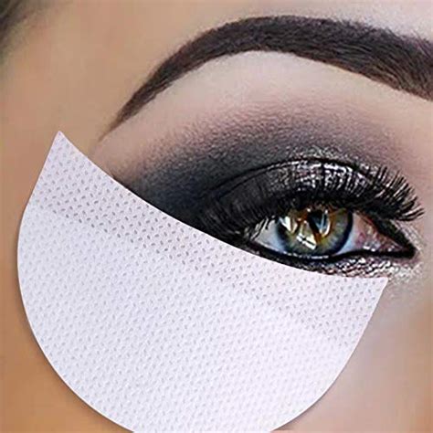 Lke 100pcs Eyeshadow Stencils Makeup Tape Professional Lint Free Under