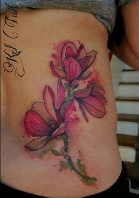 Also, people who are keeping up to date! 70 Magnolia Flower Tattoo Design Ideas - nenuno creative