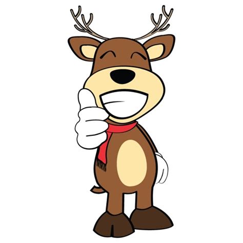Funny Deer Cartoon Emotions Stickers By Tuan Tran Anh