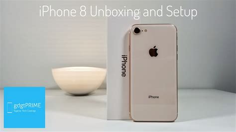 Apple Iphone 8 Unboxing And Setup Youtube