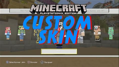 Teaser Custom Skin Et Texture Pack Minecraft Ps3 Youtube