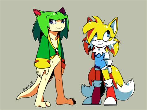 Tails And Cosmo Gender Bender By Cheroy On Deviantart
