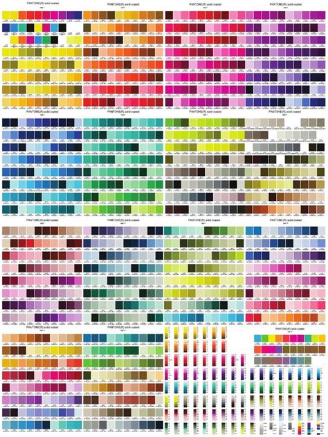 Pantone Color Pantone Color Chart Cmyk Color Chart Color Palette
