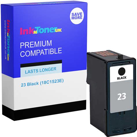 Premium Remanufactured Lexmark 23 Black Ink Cartridge 18c1523e