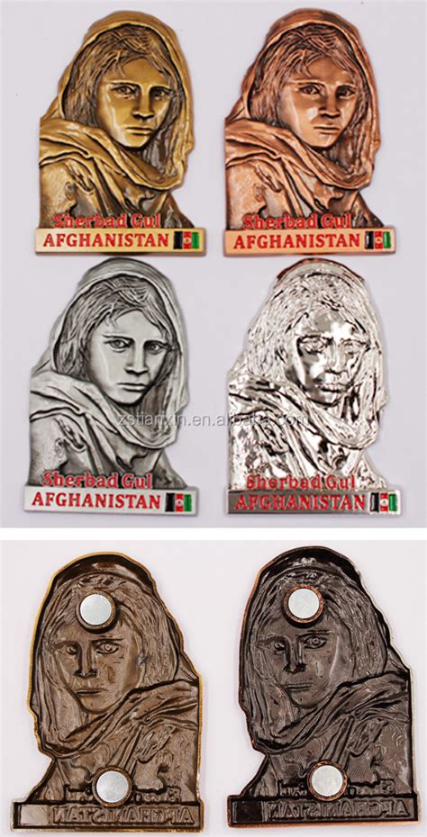 Afghanistan Souvenir Antique Red Bronze Fridge Magnet For 3d Sherbad