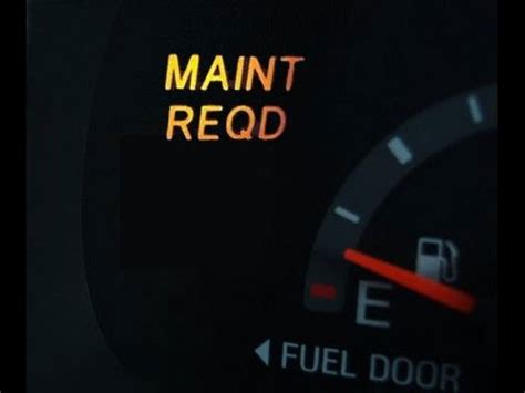 When engine oil needs to replace, the maint reqd message will appear on the display. Como borrar o reiniciar testigo de servicio maint reqd ... | Doovi