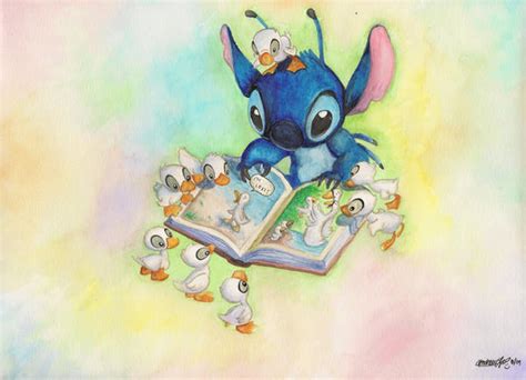 Stitch And Ducklings By Omgitsyourface On Deviantart