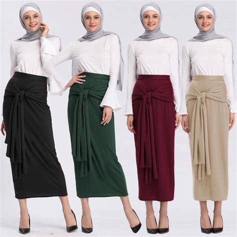 Vestidos Abaya Dubai Islam Arabic Long Bodycon Muslim Skirt Dress