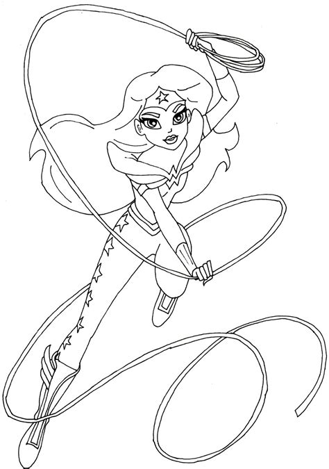 Coloring pages is a part of kids life. Super Hero Girls Coloring Pages at GetColorings.com | Free ...