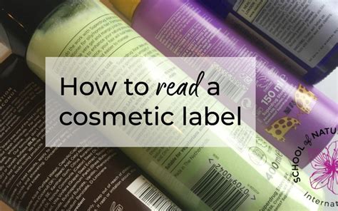 How To Read A Cosmetic Label The Ultimate Guide Cosmetic Labels