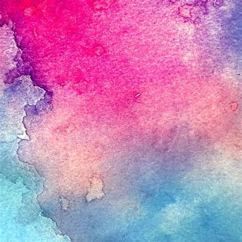 Amazing Watercolor Texture Pink And Blue Eps Vector Uidownload