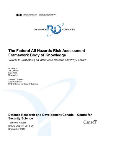 Methodology Overview AHRA Framework The Federal All Hazards Risk