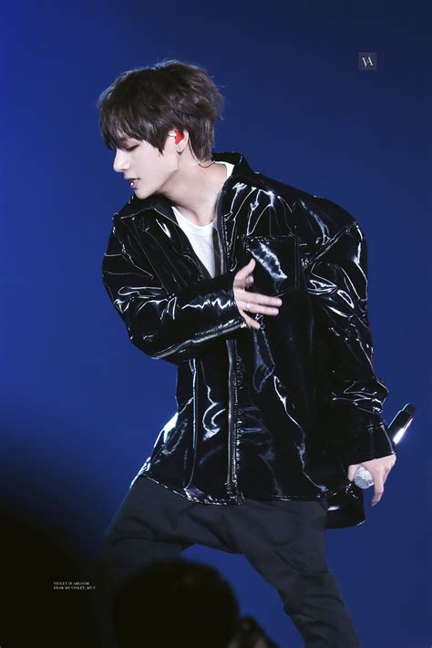 El lider perfecto~ rap monster x bts~ (pausada). Foto V Bts Memakai Baju Berwarna Ungu - Info Korea 4 You