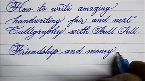 How To Write Pretty Cursive Handwriting