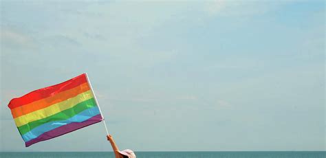 Lgbtq Rainbow Flag Flying In The Sky Photograph By Gill Copeland Pixels