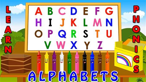 Learning Alphabets For Kids Phonetics For Kids Youtube