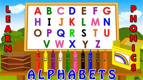 learning alphabets for kids | Phonetics for kids - YouTube