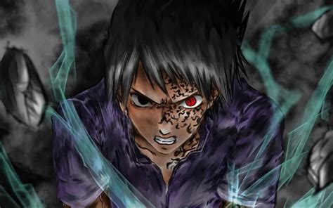 Download Wallpapers Angry Sasuke Uchiha Portrait Naruto Characters Darkness Sasuke Uchiha