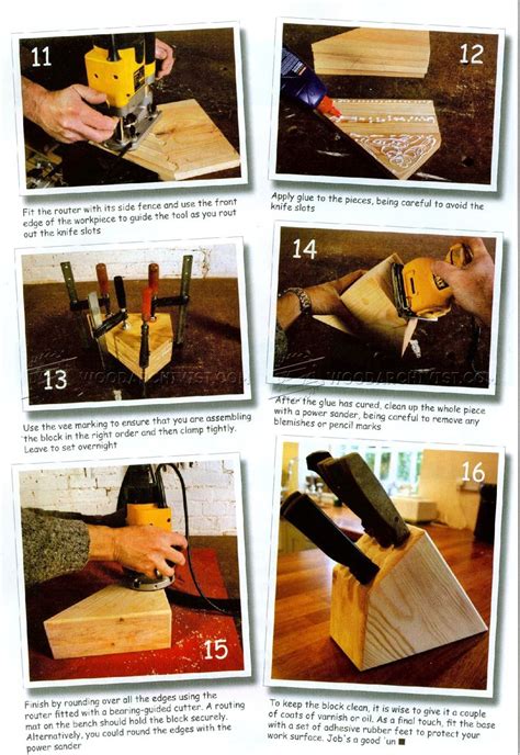 Woodworking Knife Block Plan Ofwoodworking