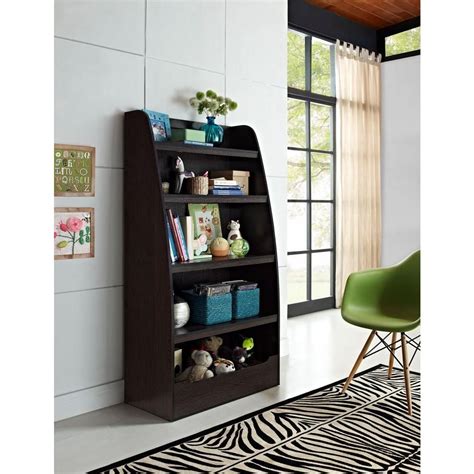 Altra Furniture Mia Kids 4 Shelf Bookcase In White 9627196 4 Shelf