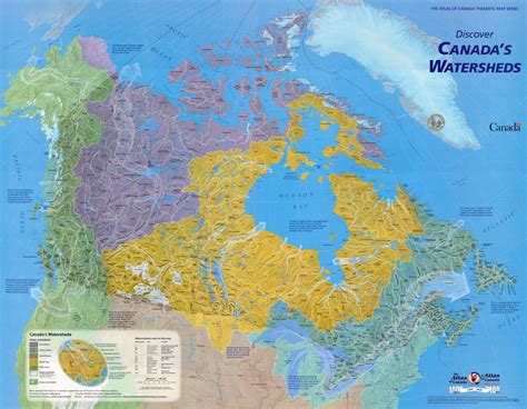 Canada Watersheds Map