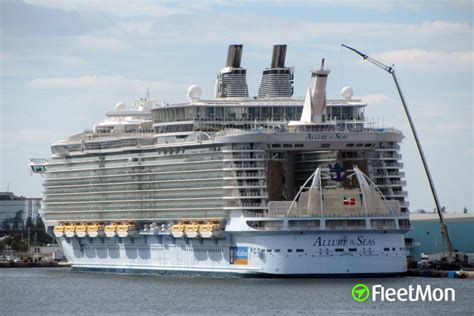 Allure of the seas is the second ship in the oasis class. Vessel ALLURE OF THE SEAS (Passenger ship) IMO 9383948 ...