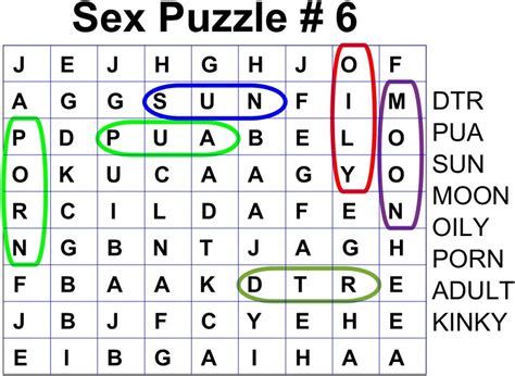 Pocket Size Simple Sex Word Search Puzzles For Adults