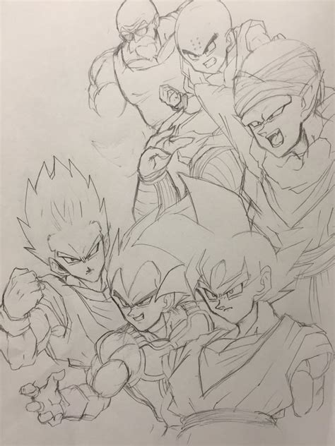 The tournament of power is filled with some of the strongest characters in the dragon ball universe, but who ranks among the strongest? Tournament of Power Universe 7 Team | Character drawing ...
