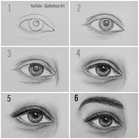 Therefore, you will have a better understanding of where should you start contour or outline the hair. Sketch A Realistic Eye