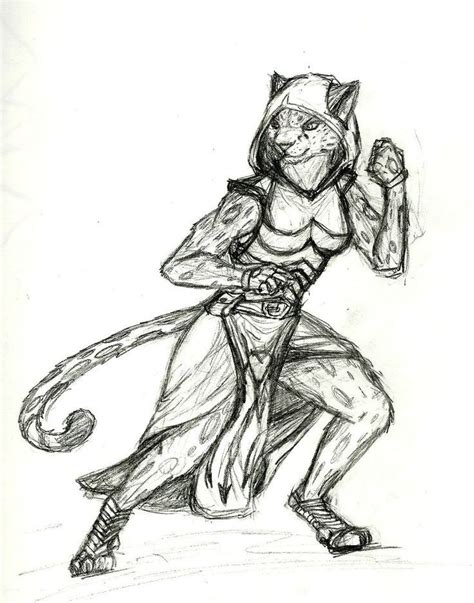 Tabaxi Female Fantasy Character Design Dungeons And Dragons