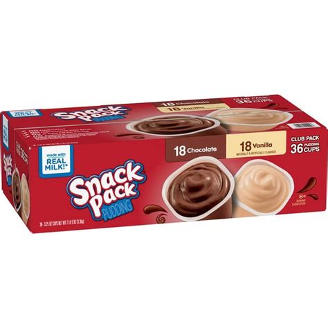 Snack Pack Chocolate Vanilla Pudding 325 Oz Delivery Or Pickup Near