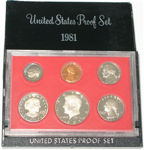 1981 Us Mint Proof Set Type 2