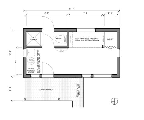 Small House Plans Under 300 Sq Ft