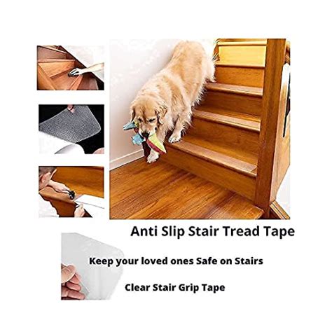 Casaaus Clear Anti Slip Stair Treads Tape 32 X 4 15 Pack Non Slip