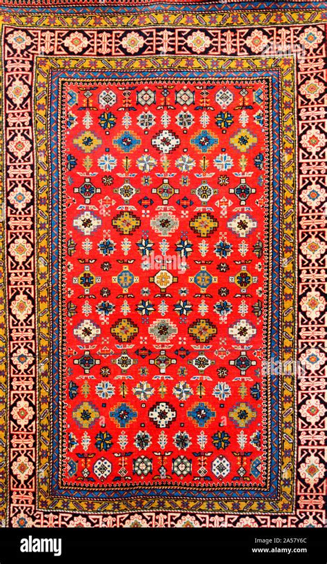 A Traditional Azerbaijani Carpet Baku Azerbaijan Stock Photo Alamy