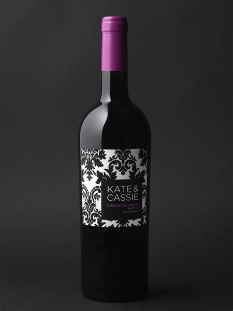 Kate And Cassie Wines Dieline Design Branding And Packaging Inspiration