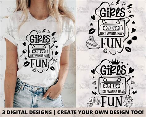 Buy Girls Just Wanna Have Fun Svg Girls Svg Fun Svg G