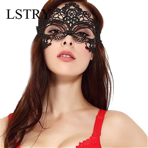 Women Hollow Lace Masquerade Face Mask Sexy Cosplay Prom Party Props