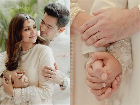 Parineeti Chopra Raghav Chadha Engagement Highlights First Photos Out