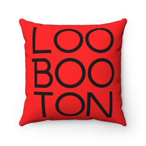 Loo Boo Ton Pillow 18 X 18 Fashion Designer 18 X 18 Pillow Inspired Throw Pillow Decorative