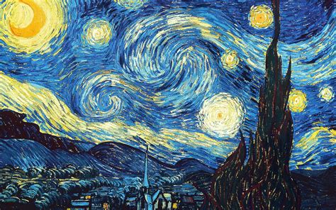 Fantasy Art Vincent Van Gogh The Starry Night Classy Wallpapers Hd