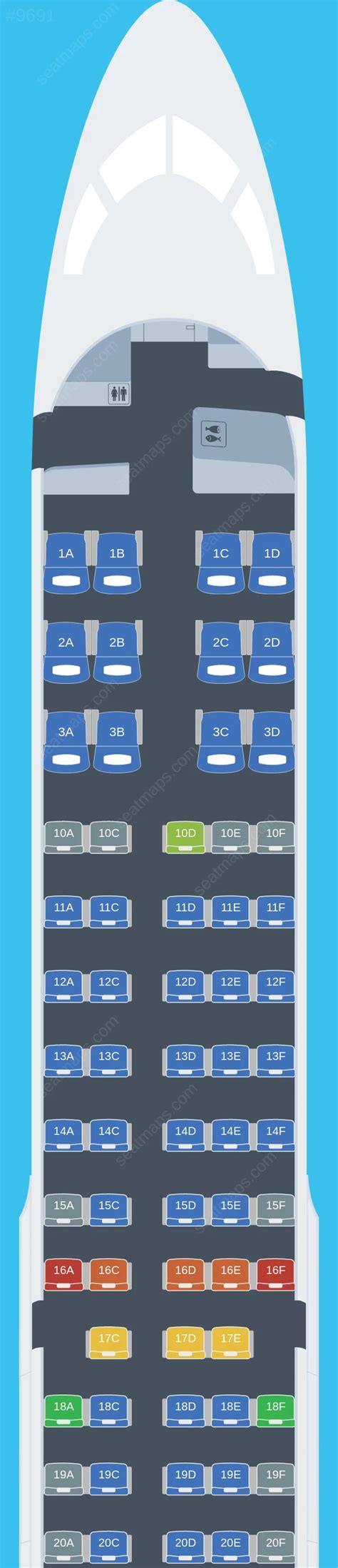 Delta Airbus A220 Seat Maps Updated 2024