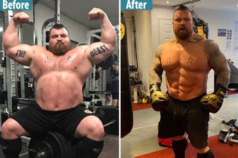 Eddie Hall Underwent Mega Three Year Body Transformation From Winning Worlds Strongest Man To