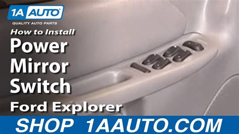 How To Replace Mirror Switch 1998 2001 Ford Explorer 1a Auto
