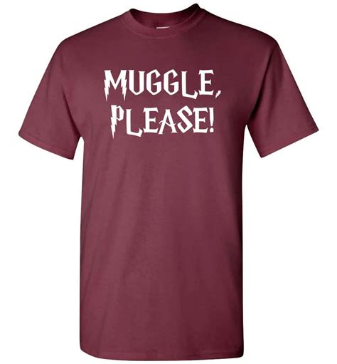 Muggle Please Harry Potter T Shirt The Wholesale T Shirts Co